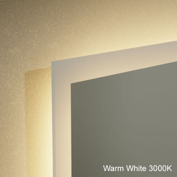 Edison Rectangular Illuminated Mirror - Available in 3 Sizes